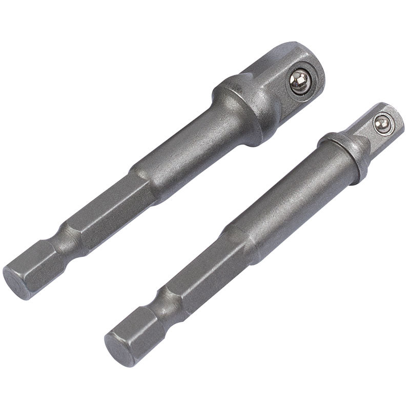Draper Tools 1/4 Hex. x 1/4 and 3/8 Square Drive Adaptors DRA50087