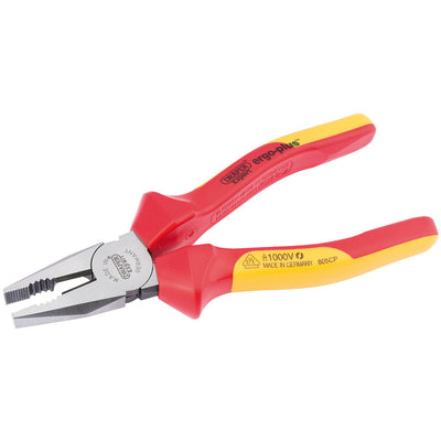 Draper Tools Expert 180mm Ergo Plus® Fully Insulated VDE Combination Pliers DRA50241