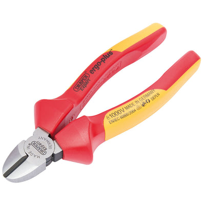 Draper Tools Expert 160mm Ergo Plus® Fully Insulated VDE Diagonal Side Cutters DRA50249