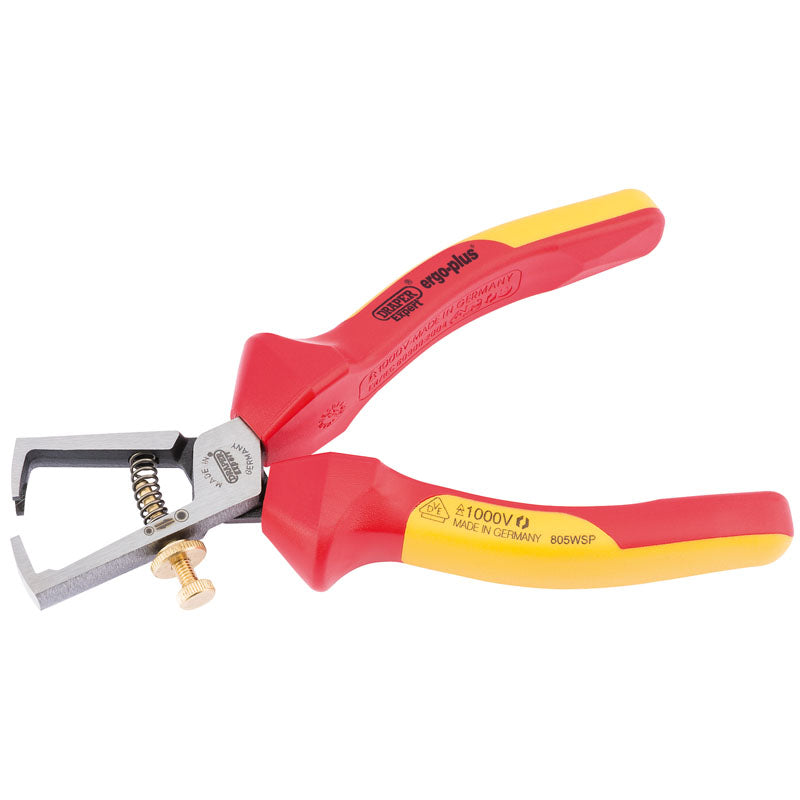 Draper Tools Expert 160mm Ergo Plus® Fully Insulated VDE Wire Strippers DRA50256