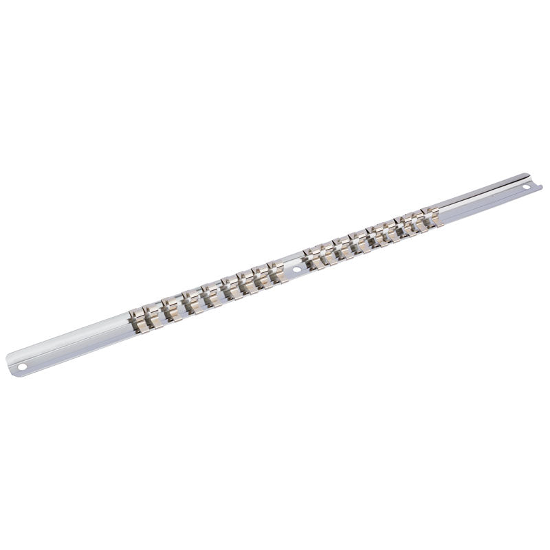 Draper Tools 1/4 Sq. Dr. Retaining Bar with 18 Clips (400mm) DRA50548