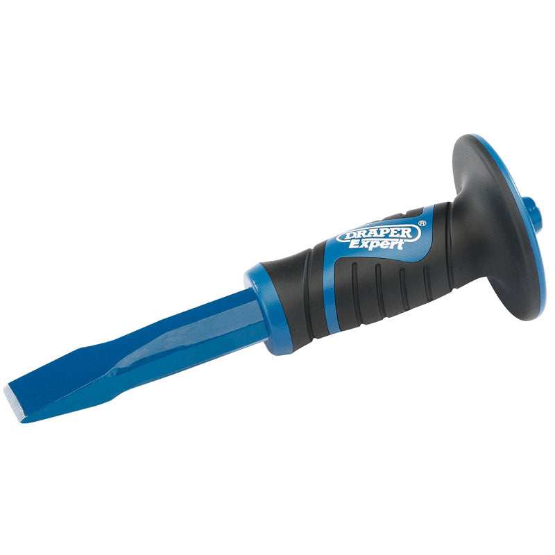 Draper Tools Expert 25 x 300mm Hexagonal Shank Cold Chisel with Soft Grip Hand Guard DRA51024