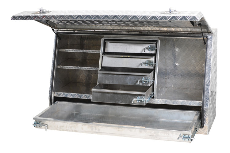 MAKO TOOLS Upright Aluminium Truck Box-1220MM 5 Drawer TOB-CT1220