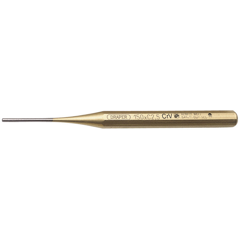 Draper Tools Expert 2.5mm x 150mm Octagonal Parallel Pin Punch DRA51653