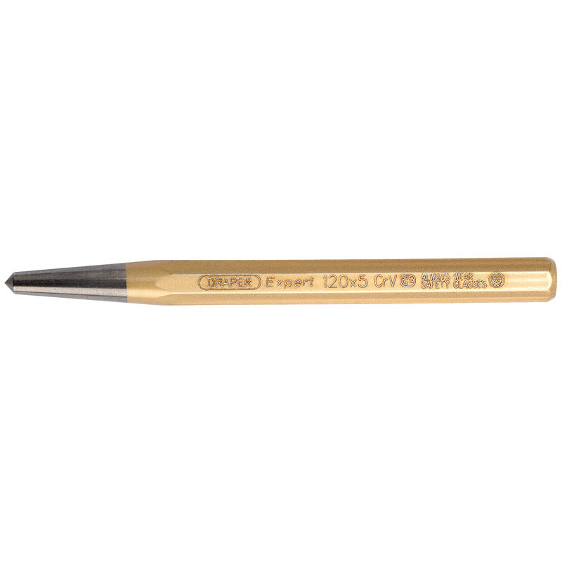 Draper Tools Expert 5mm x 120mm Octagonal Centre Punch DRA51760