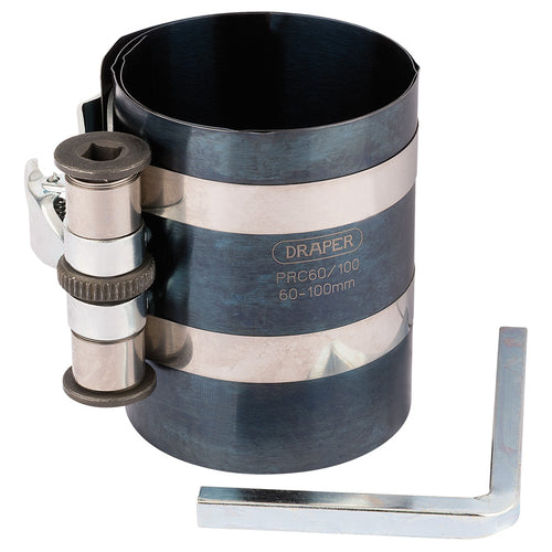 Draper Tools 60mm - 100mm Piston Ring Compressor DRA51845
