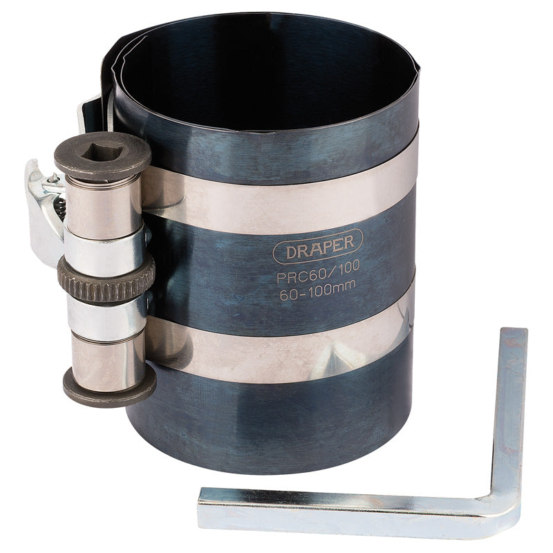 Draper Tools 60mm - 100mm Piston Ring Compressor DRA51845