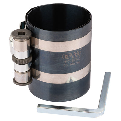 Draper Tools 75mm - 140mm Piston Ring Compressor DRA51846