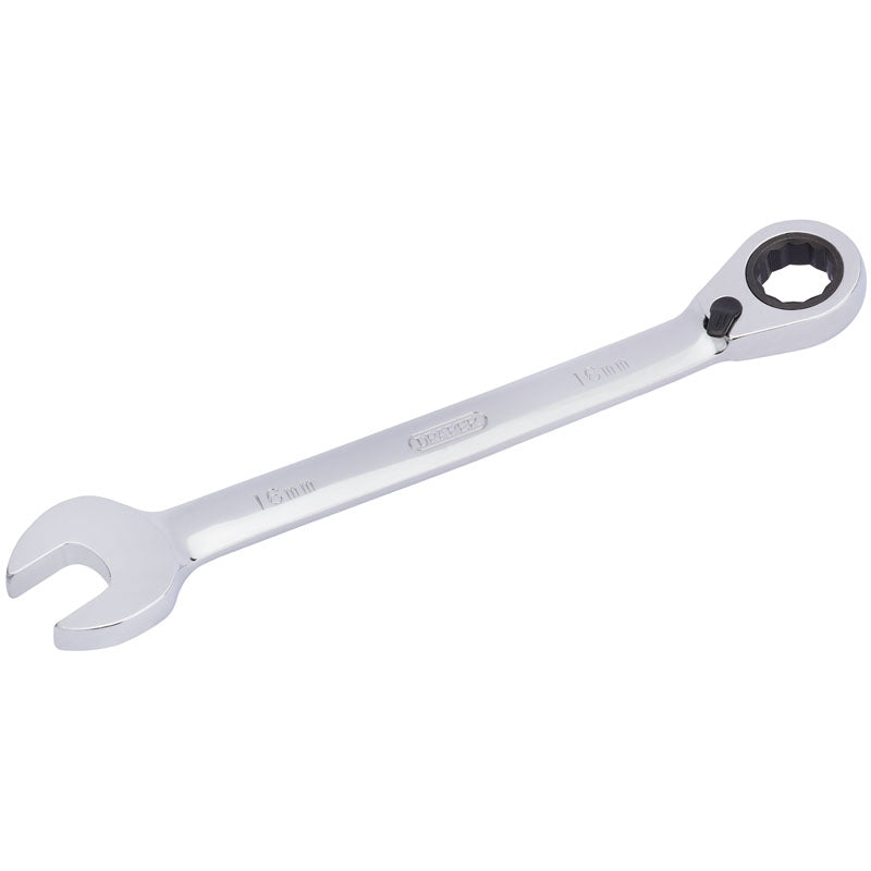 Draper Tools 16mm Draper Hi-Torq® Metric Reversible Ratcheting Combination Spanner DRA52004