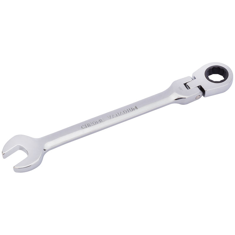 Draper Tools 13mm Draper Hi-Torq® Metric Flexible Head Ratcheting Combination Spanner DRA52014