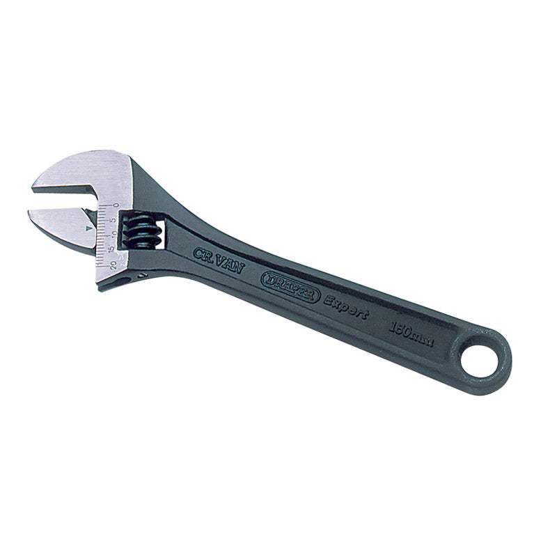 Draper Tools Expert 150mm Crescent-Type Adjustable Wrench with Phosphate Finish DRA52679