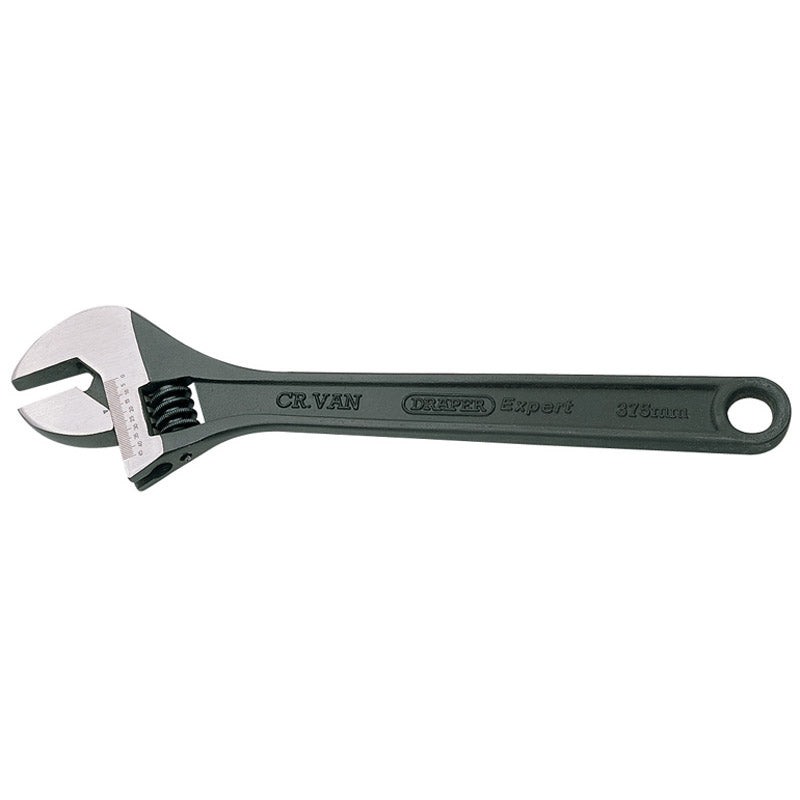 Draper Tools Expert 375mm Crescent-Type Adjustable Wrench with Phosphate Finish DRA52683