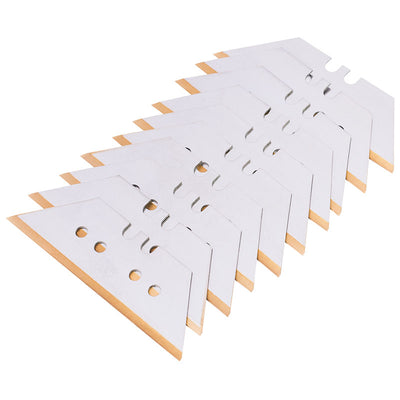 Draper Tools Expert Pack of 10 Premium Gold Two Notch Trimming Knife Blades DRA54222