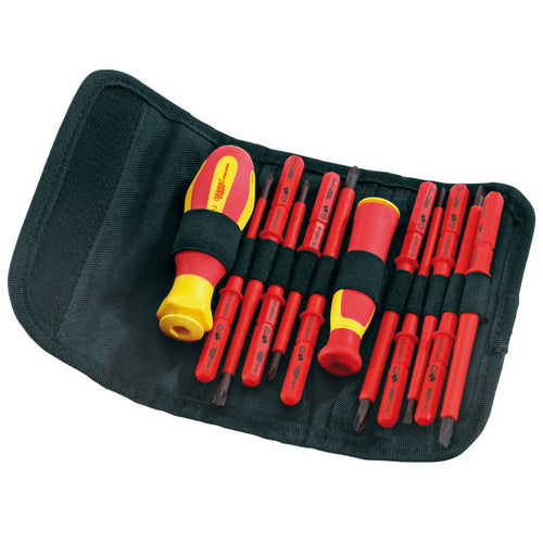 Draper Tools Ergo Plus® VDE Screwdriver Set with Interchangeable Blades (12 Piece) DRA55101
