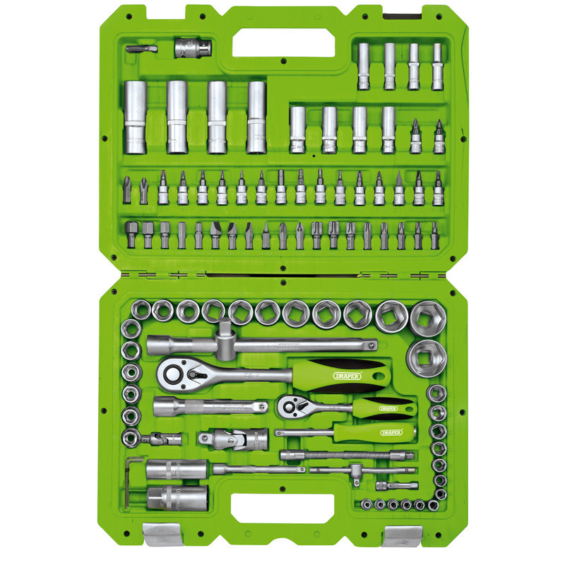 Draper Tools 1/4 and 1/2 Sq. Dr. Metric Tool Kit (100 piece) DRA55318