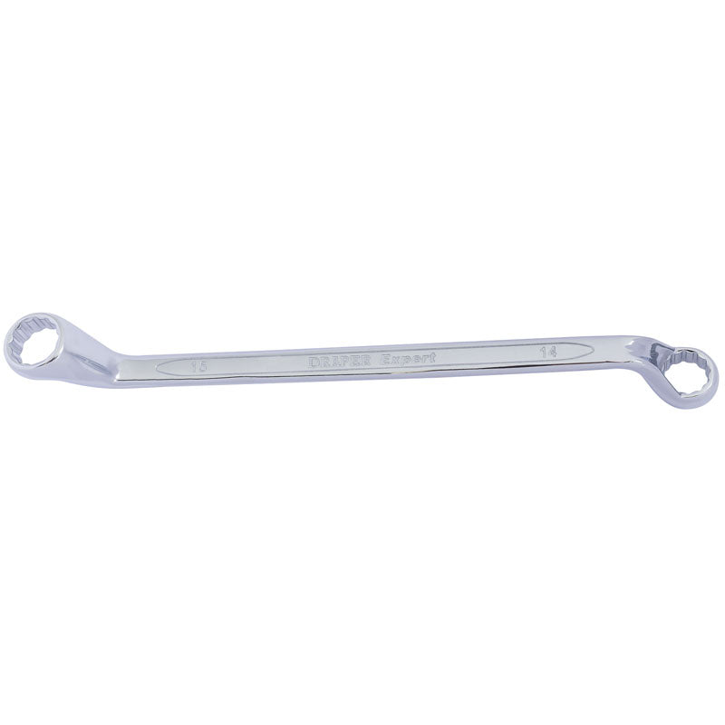 Draper Tools Expert 14mm x 15mm Hi-Torq® Deep Offset Ring Spanner DRA55690