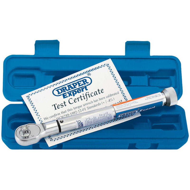 Draper Tools Expert 3/8 Square Drive Precision Torque Wrench DRA58130