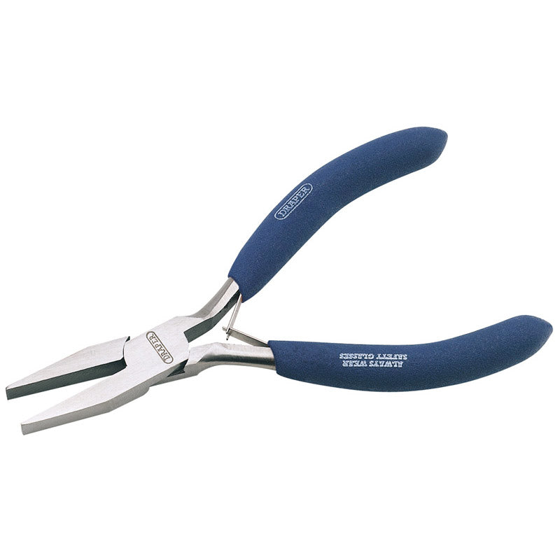 Draper Tools 125mm Carbon Steel Flat Nose Pliers DRA60741