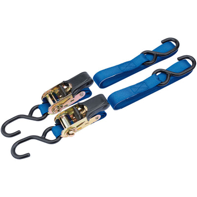 Draper Tools 250kg Ratcheting Tie Down Straps (3.5M x 25mm) (2 Piece) DRA60964