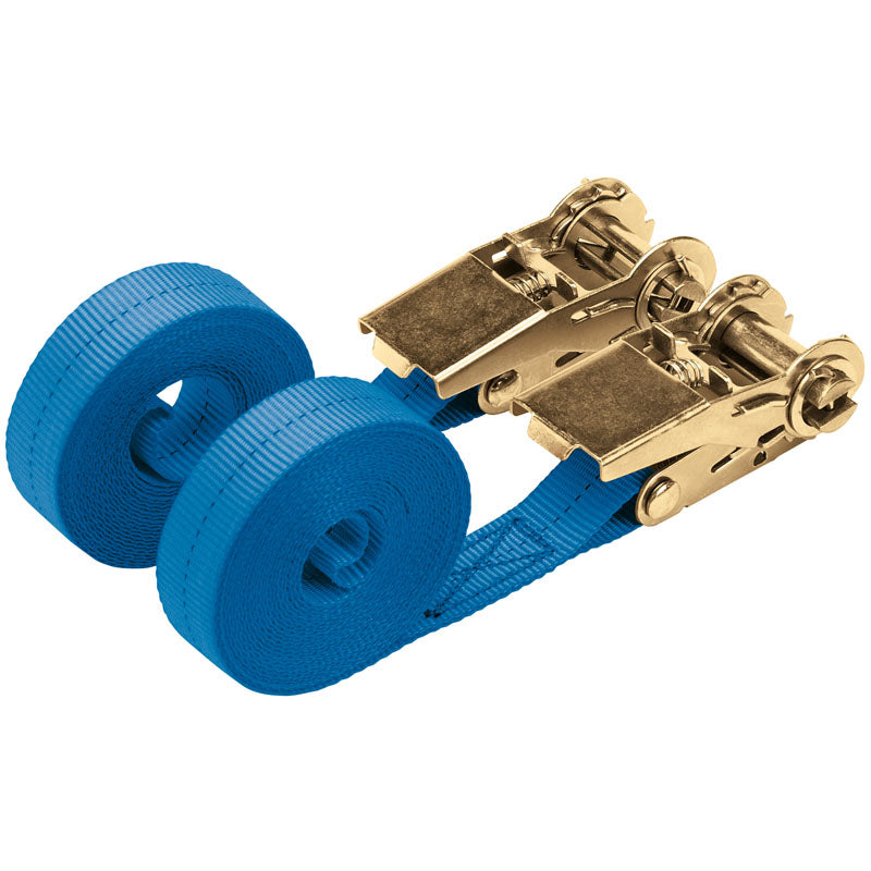 Draper Tools 400kg Ratcheting Tie Down Strap Sets (4.5M x 25mm) (2 Piece) DRA60968