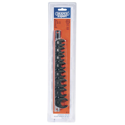 Draper Tools 3/8 Square Drive Crow Foot Spanner Set (8 Piece) DRA61034