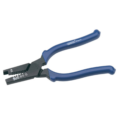 Draper Tools 8 Way Bootlace Terminal Crimping Pliers (160mm) DRA62324