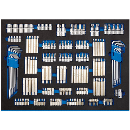 Draper Tools Bit Set in Full Plus Drawer EVA Insert Tray (167 Piece) DRA63516