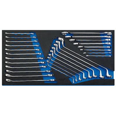 Draper Tools Spanner Set in Full Drawer EVA Insert Tray (28 Piece) DRA63526