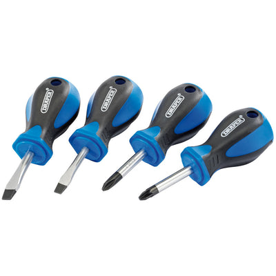 Draper Tools Stubby Screwdriver Set (4 Piece) DRA63567