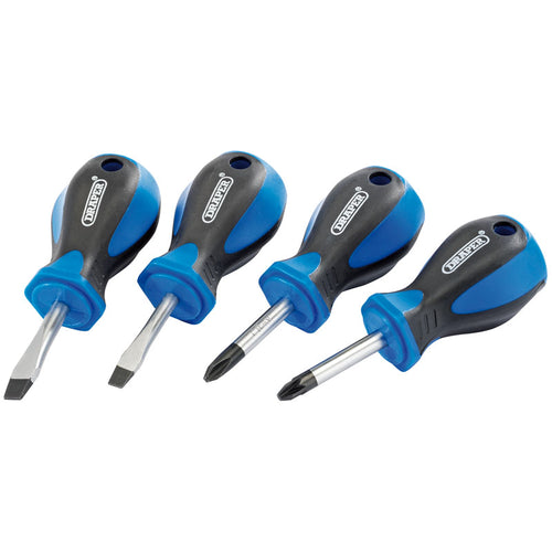 Draper Tools Stubby Screwdriver Set (4 Piece) DRA63567