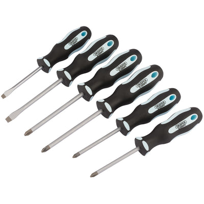 Draper Tools Soft Grip Screwdriver Set (6 Piece) DRA63588