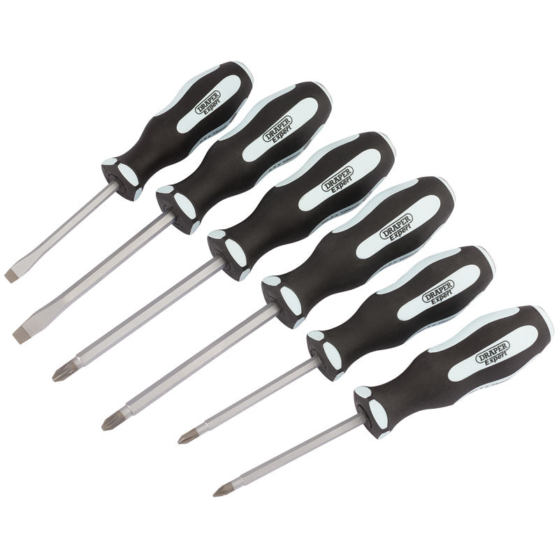 Draper Tools Pound Thru Soft Grip Screwdriver Set (6 Piece) DRA63590