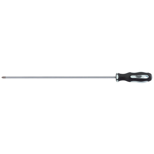 Draper Tools Cross Slot Extra Long Reach Soft Grip Screwdriver (No.2 x 450mm) DRA63594