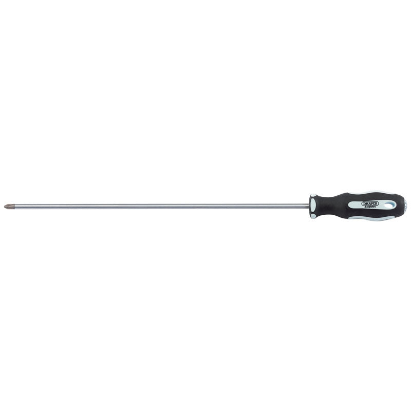 Draper Tools Cross Slot Extra Long Reach Soft Grip Screwdriver (No.2 x 450mm) DRA63594