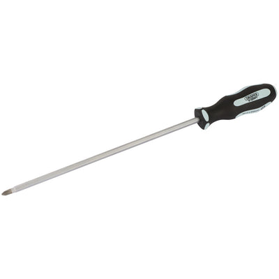Draper Tools Pound Thru Cross Slot No:2 x 250mm Soft Grip Screwdriver DRA63595