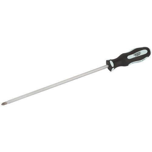 Draper Tools Pound Thru PZ TYPE No:2 x 250mm Soft Grip Screwdriver DRA63596