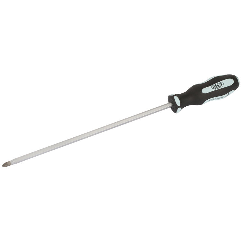 Draper Tools Pound Thru PZ TYPE No:2 x 250mm Soft Grip Screwdriver DRA63596