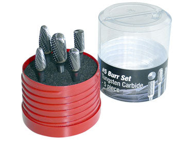 Bordo 6403-5 Tungsten Carbide Burr Set-5pce