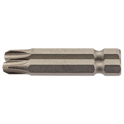 Draper Tools No.3 1/4 Hex. Cross Slot Insert Bit 50mm Long x 2 DRA64241