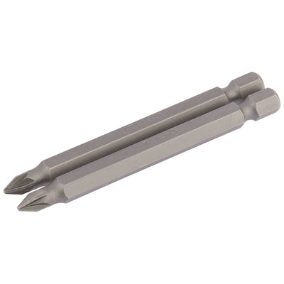 Draper Tools No.1 1/4 Hex. PZ Type Insert Bit 75mm Long x 2 DRA64311