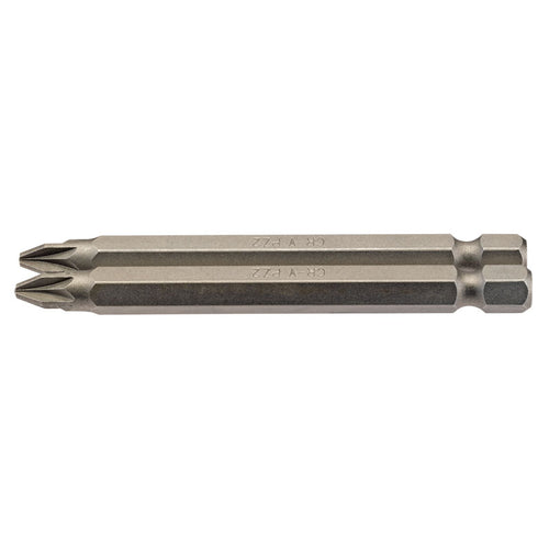 Draper Tools No.2 1/4 Hex. PZ Type Insert Bit 75mm Long x 2 DRA64312