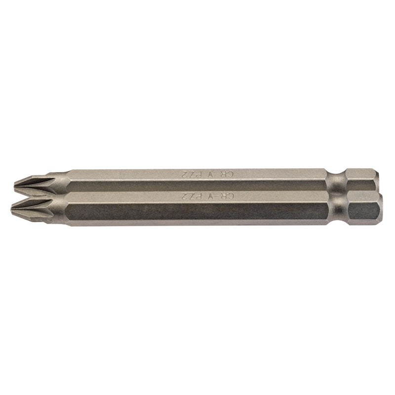 Draper Tools No.2 1/4 Hex. PZ Type Insert Bit 75mm Long x 2 DRA64312