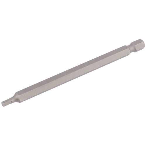 Draper Tools 3mm 1/4 Hex. Hexagonal Insert Bit 100mm Long x 1 DRA64372