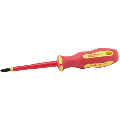 Draper Tools Ergo Plus® VDE No.2 x 100mm Cross Slot Screwdriver DRA64432