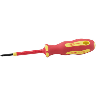 Draper Tools Ergo Plus® VDE No.0 x 60mm PZ Slot Screwdriver DRA64476