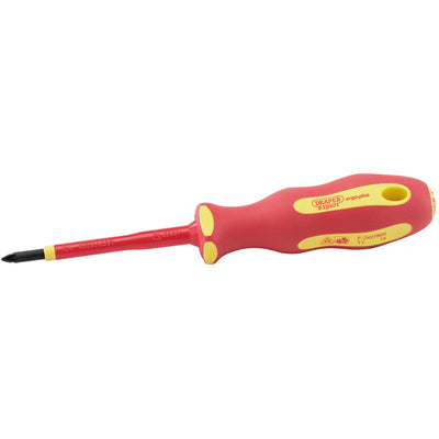 Draper Tools Ergo Plus® VDE No.1 x 80mm PZ Slot Screwdriver DRA64477
