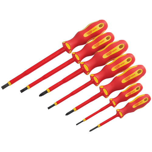 Draper Tools Ergo Plus® VDE Screwdriver Set (7 Piece) DRA64694
