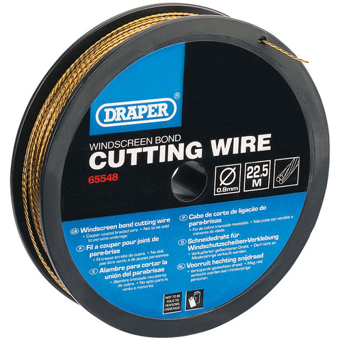 Draper Tools 22.5M Stainless Steel Braided Wire for Wire Feeder/Starter - 0.8mm DRA65548