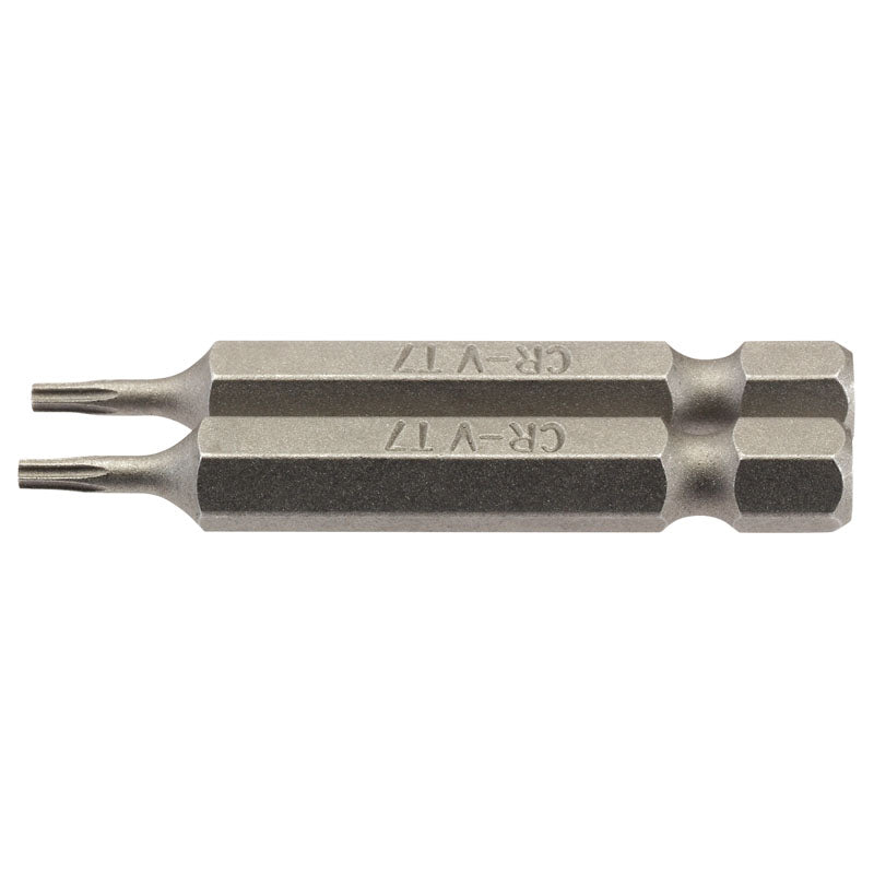 Draper Tools T7 1/4 Hex. Draper TX-STAR® Insert Bit 50mm Long x 2 DRA66483