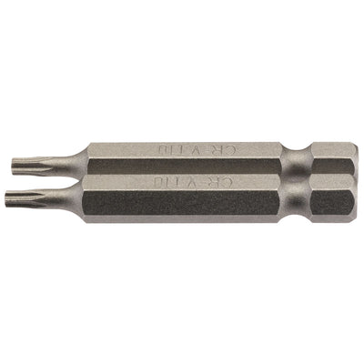 Draper Tools T10 1/4 Hex. Draper TX-STAR® Insert Bit 50mm Long x 2 DRA66486
